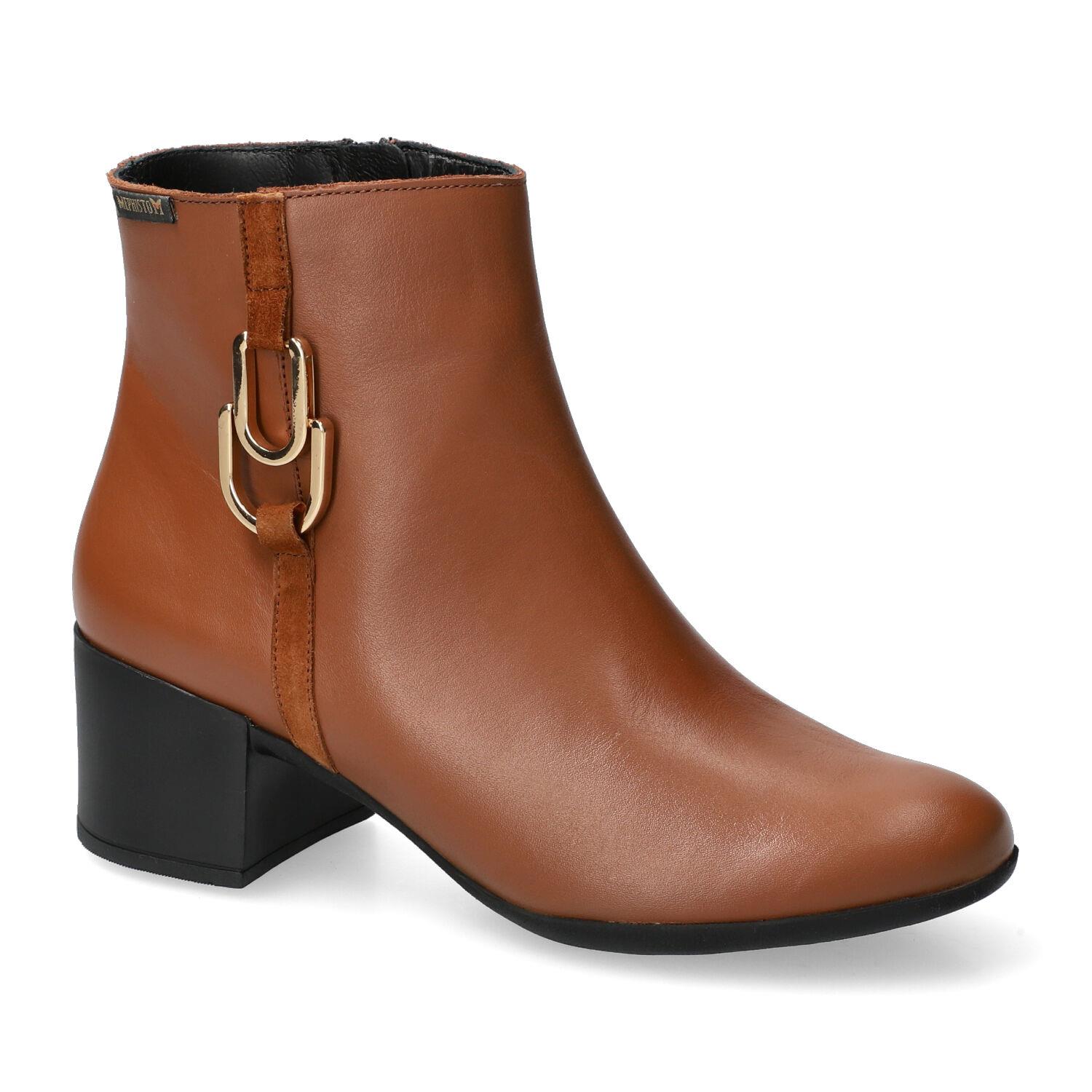 bottines femme modèle Zina brun chili - Mephisto
